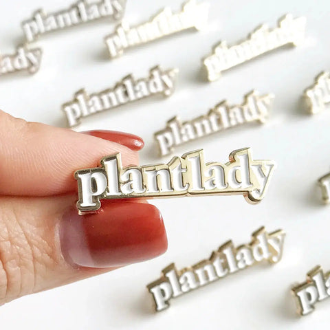 Paper Anchor Co Enamel Pin | Plant Lady