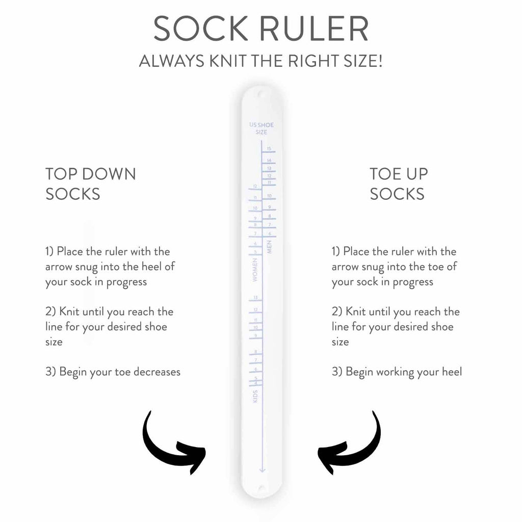 SOCK RULER | Sock Sizing Ruler Bracelet