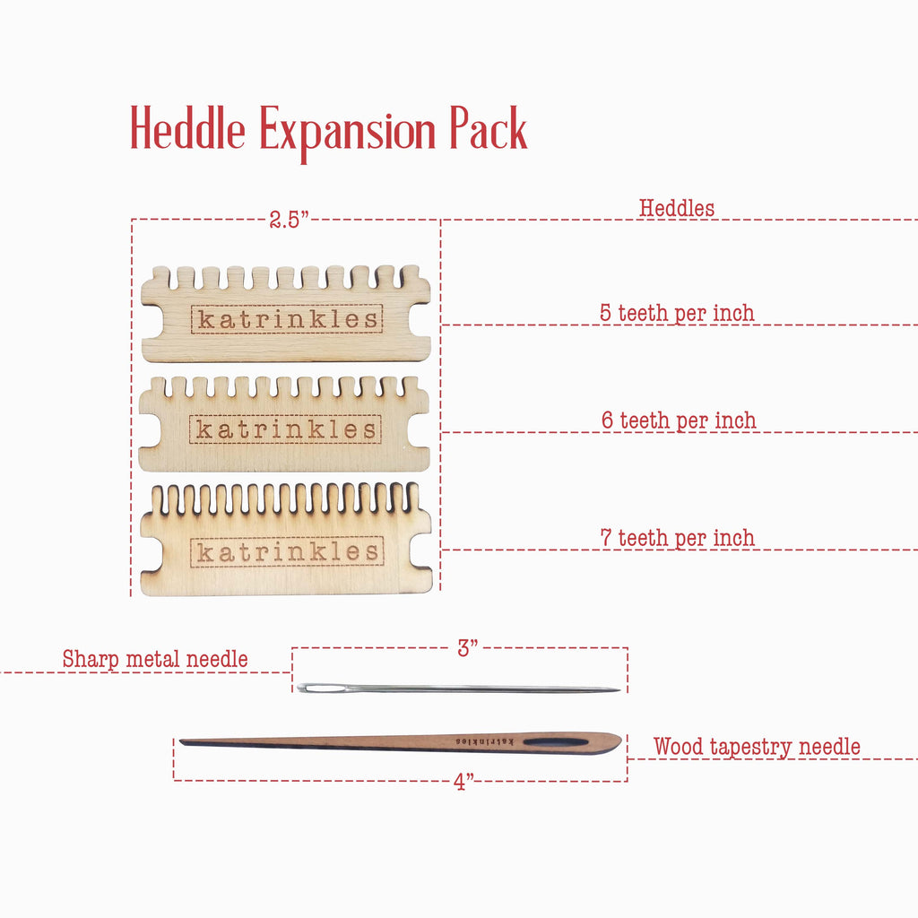Katrinkles | Heddle Expansion Pack for Smaller Darning Loom