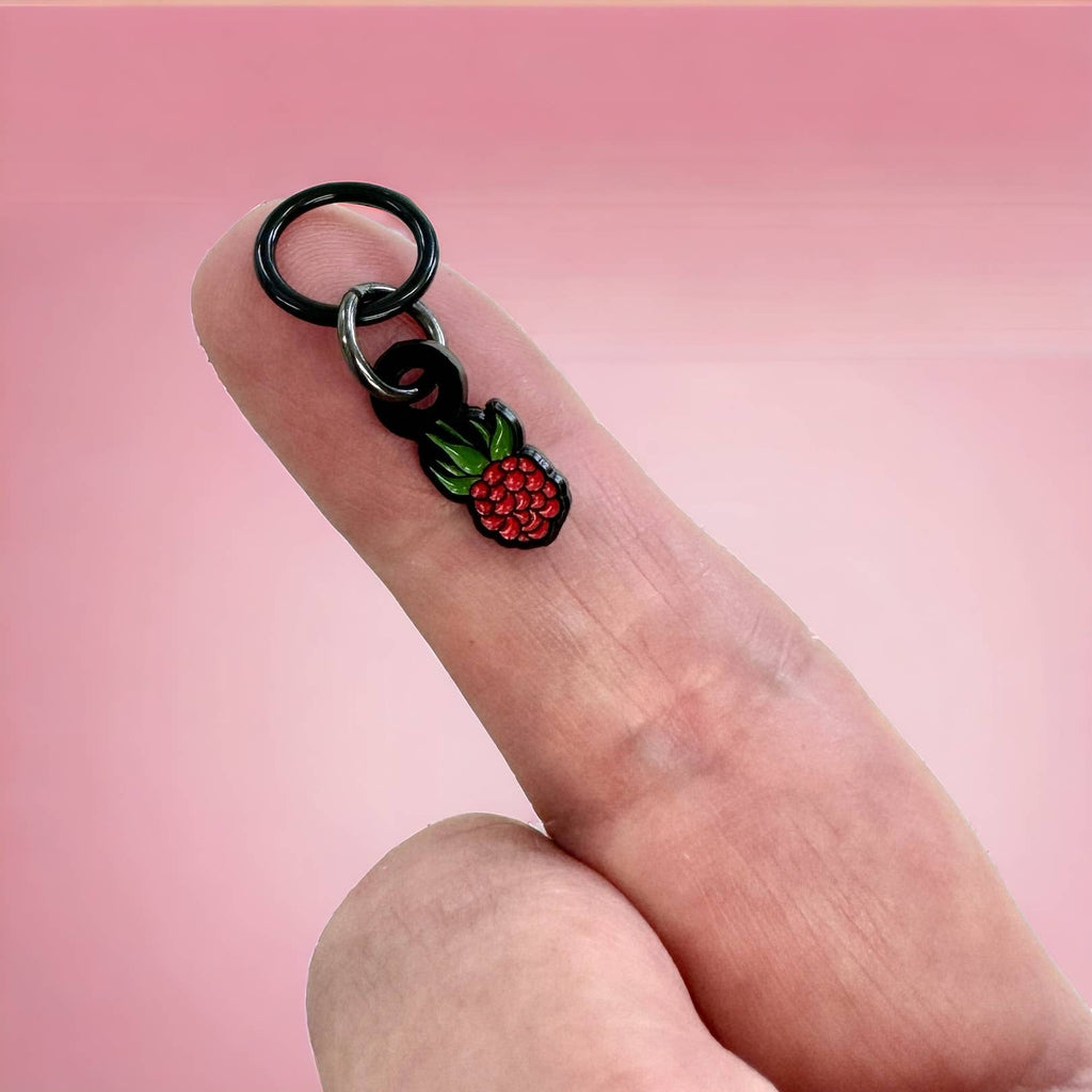 FIREFLY NOTES | Stitch Marker Pack :: Raspberry