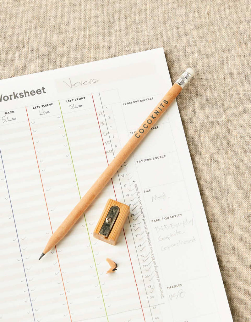 Cocoknits | Recycled Paper Pencils (with sharpener!)