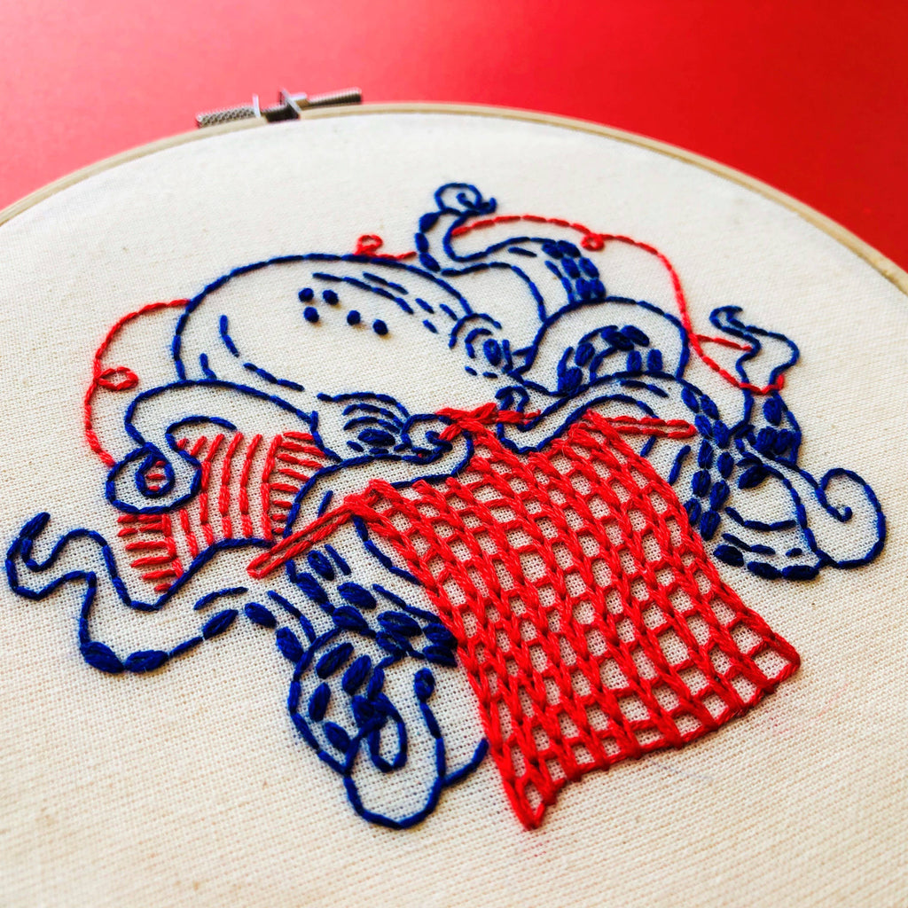 HOOK LINE & TINKER | Knitting Octopus