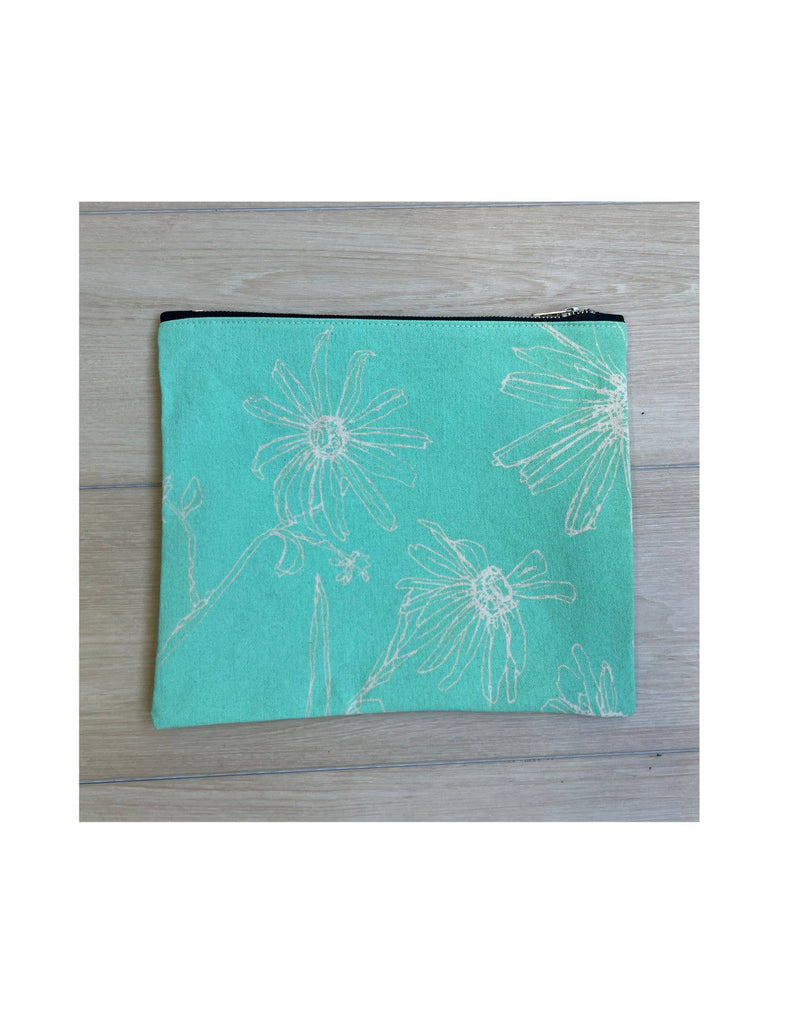 Eric & Christopher | Zipper Pouch :: Seafoam Green