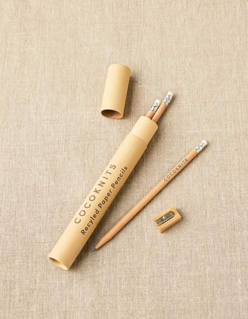 Cocoknits | Recycled Paper Pencils (with sharpener!)