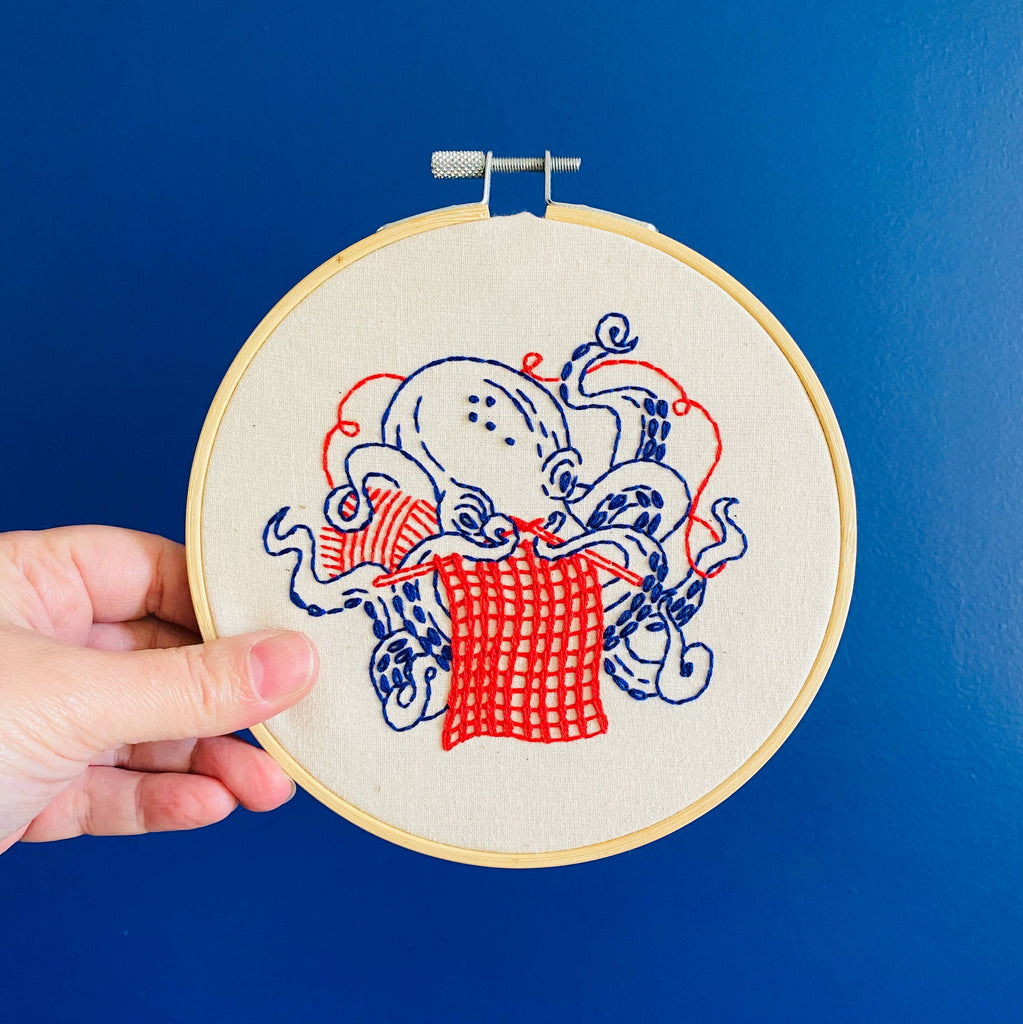 HOOK LINE & TINKER | Knitting Octopus