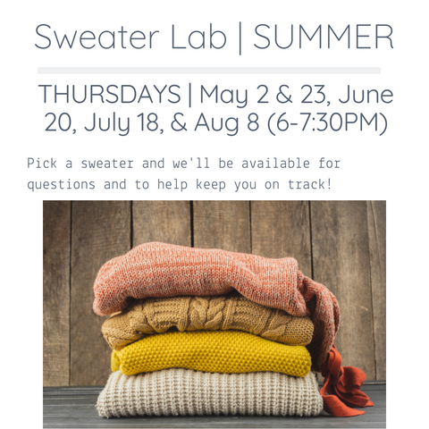 Sweater Lab | Summer 2024