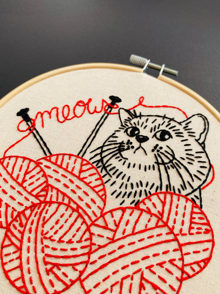 HOOK LINE & TINKER | Kitten with Knitting