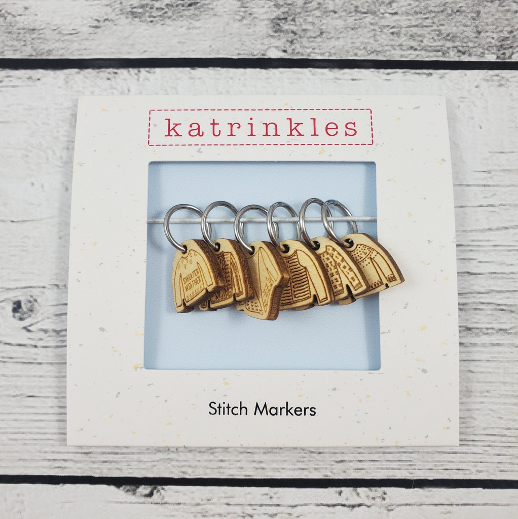 Katrinkles | Sweater Stitch Marker Set