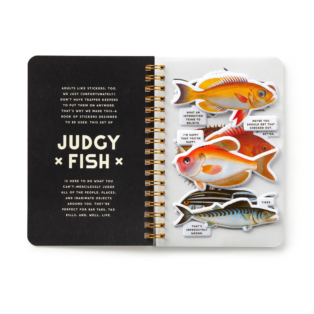 BRASS MONKEY | Sticker Book :: Judgy Fish