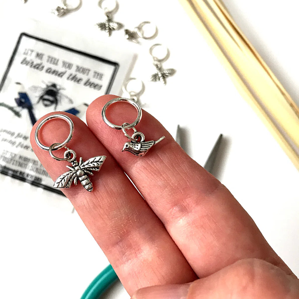 FIREFLY NOTES | Stitch Marker Pack :: Birds & Bees