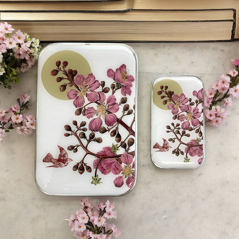 FIREFLY NOTES | Notions Tin :: Cherry Blossom & Swallow