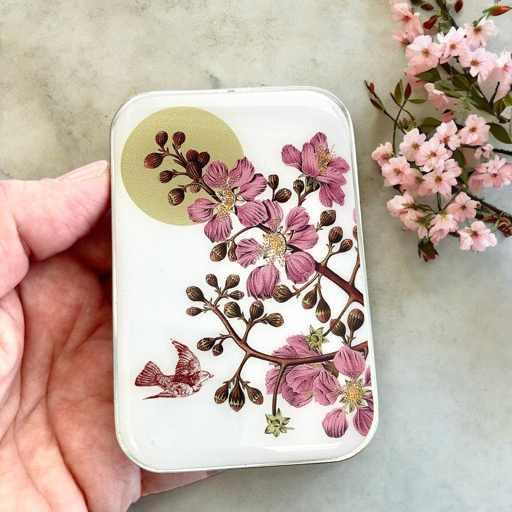 FIREFLY NOTES | Notions Tin :: Cherry Blossom & Swallow