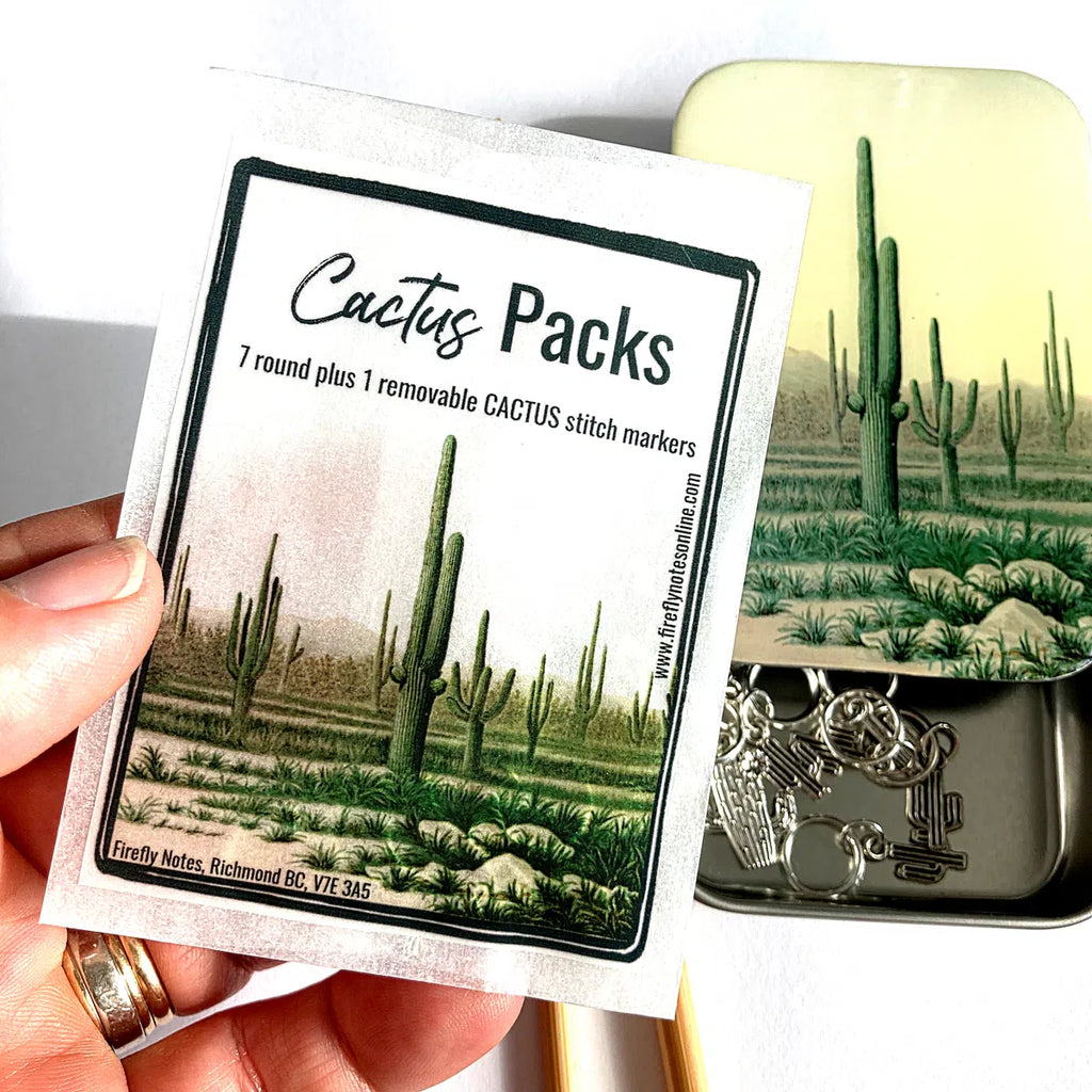 FIREFLY NOTES | Stitch Marker Pack :: Cactus
