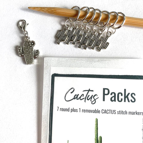 FIREFLY NOTES | Stitch Marker Pack :: Cactus