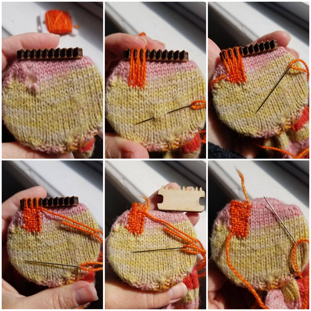 Katrinkles | Smaller Darning & Mending Loom Kit