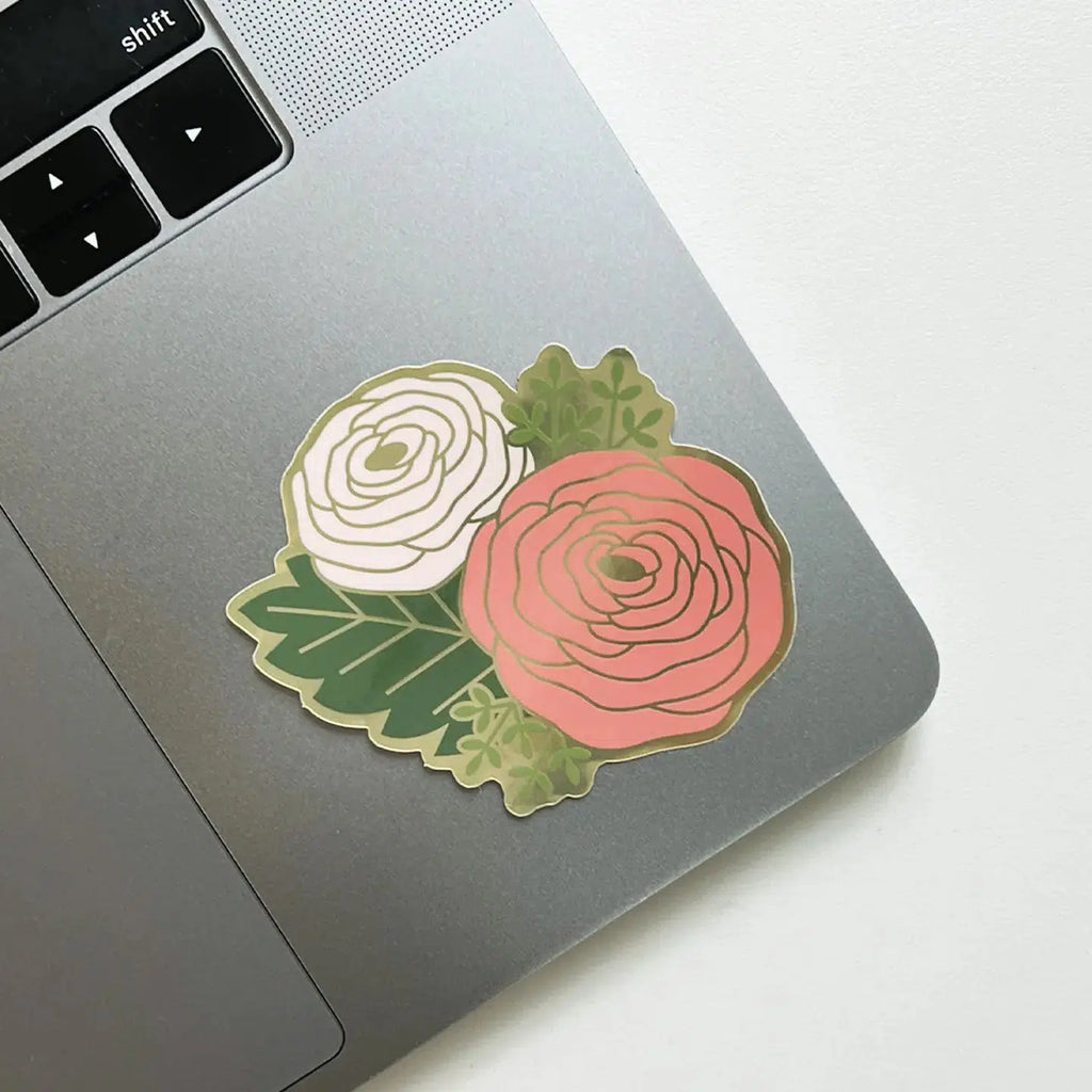 Paper Anchor Co Sticker | Ranunculus