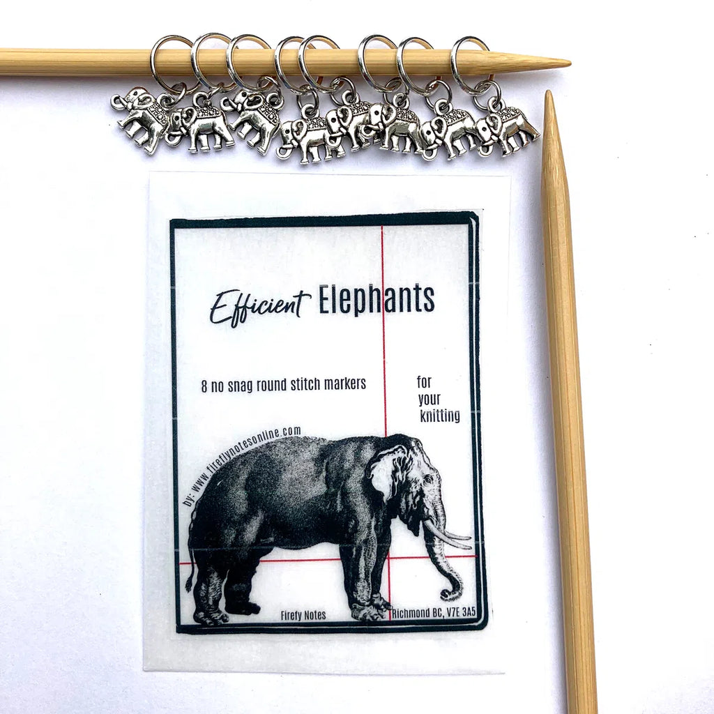 FIREFLY NOTES | Stitch Marker Pack :: Elephants