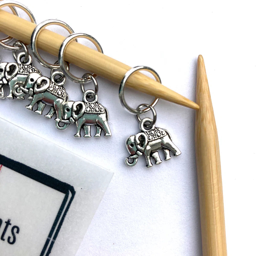 FIREFLY NOTES | Stitch Marker Pack :: Elephants