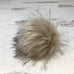 Faux Fur Snap On Pom Pom