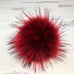 Faux Fur Snap On Pom Pom