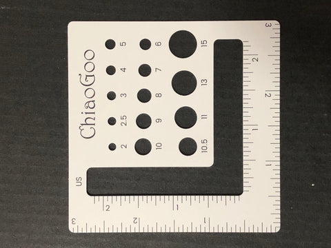 ChiaoGoo | Swatch & Needle Gauge 3"