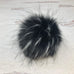 Faux Fur Snap On Pom Pom