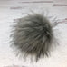 Faux Fur Snap On Pom Pom