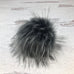 Faux Fur Snap On Pom Pom