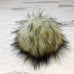 Faux Fur Snap On Pom Pom