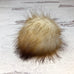 Faux Fur Snap On Pom Pom