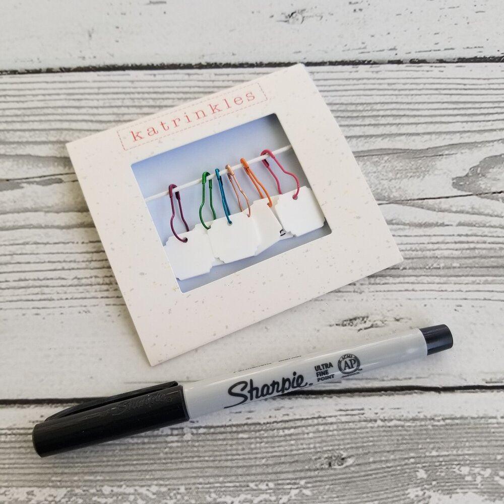 Katrinkles | Write On / Wipe Off White Stitch Markers