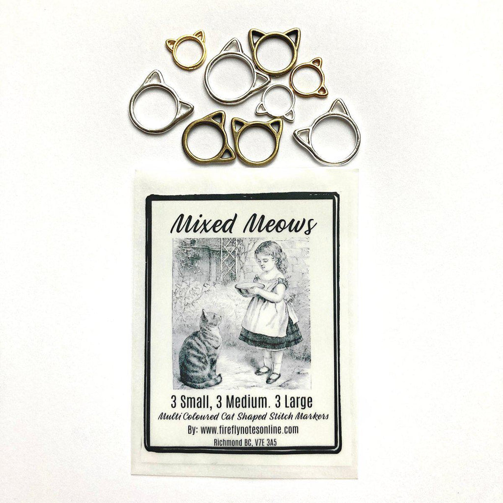 FIREFLY NOTES | Stitch Marker Pack :: Cats