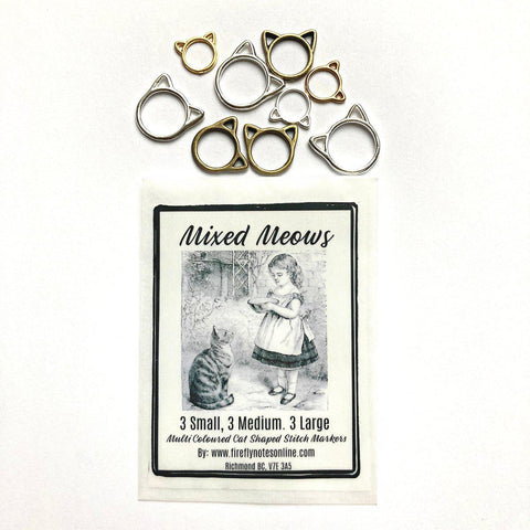 FIREFLY NOTES | Stitch Marker Pack :: Cats