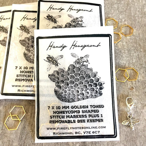 FIREFLY NOTES | Stitch Marker Pack :: Honeycomb