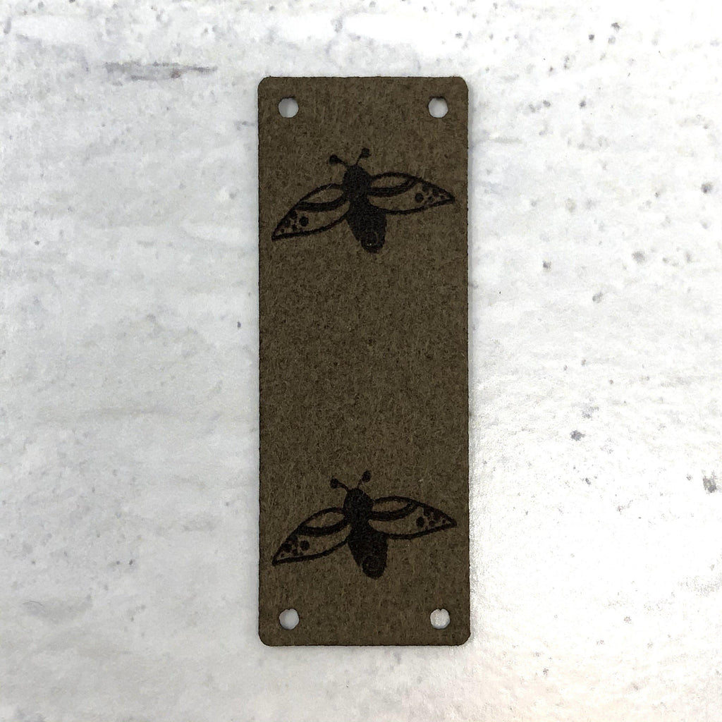 Firefly Fibers | Reversible Foldover Tags