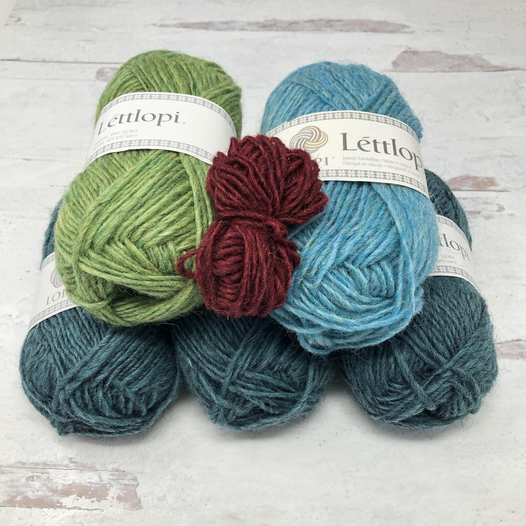 STOPOVER | Lettlopi Contrast Color Kit :: Greens