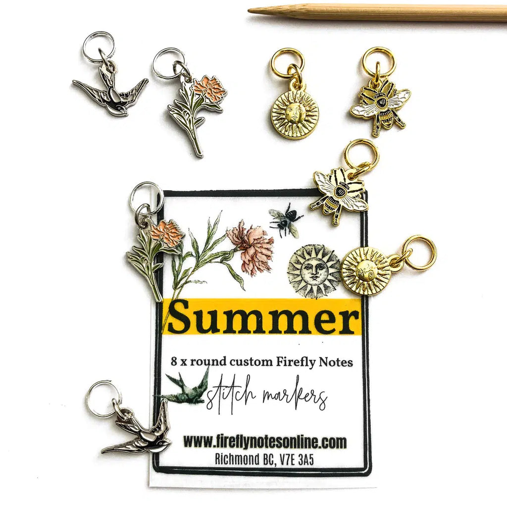 FIREFLY NOTES | Stitch Marker Pack :: Summer