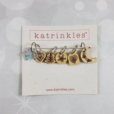 Katrinkles | Holiday Stitch Marker Set
