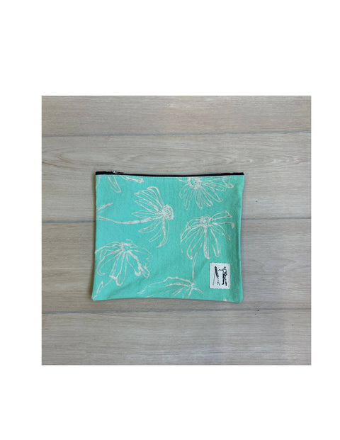 Eric & Christopher | Zipper Pouch ::  Seafoam Green