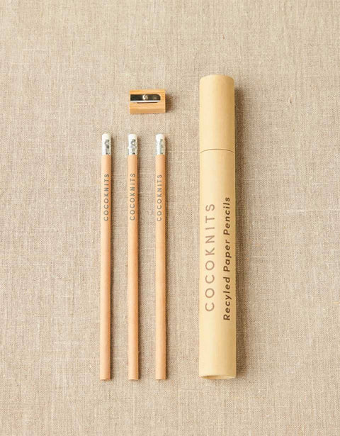Cocoknits | Recycled Paper Pencils (with sharpener!)