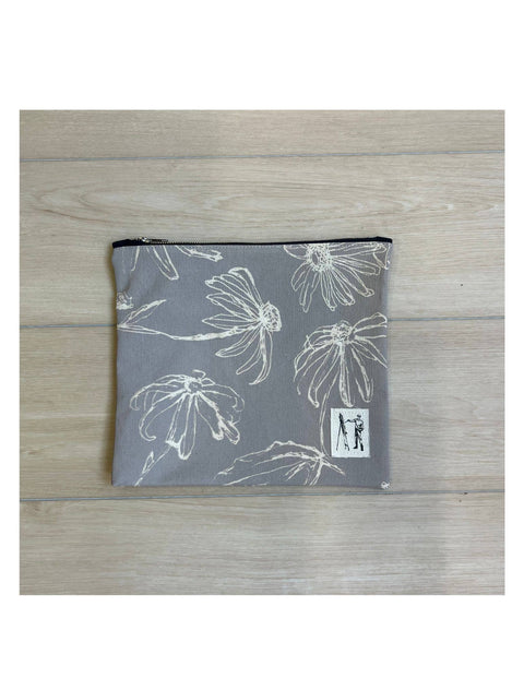 Eric & Christopher | Zipper Pouch ::  Driftwood Grey