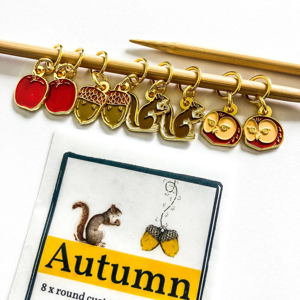FIREFLY NOTES  Stitch Marker Pack :: Autumn – Firefly Fibers