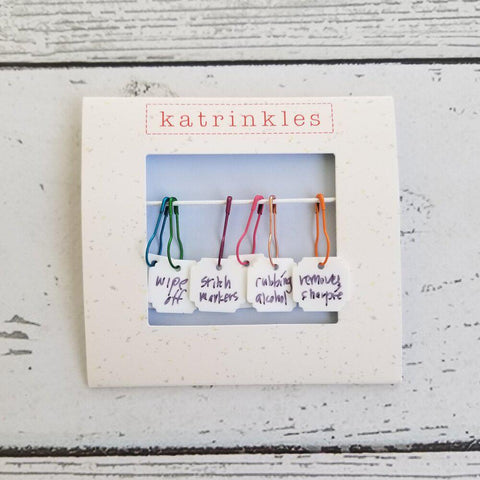Katrinkles  Write On / White Wipe Off Tags – Firefly Fibers