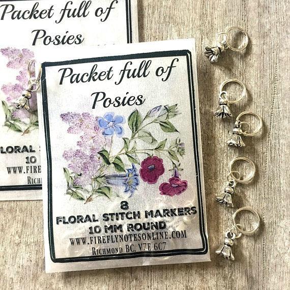 FIREFLY NOTES | Stitch Marker Pack :: Posies