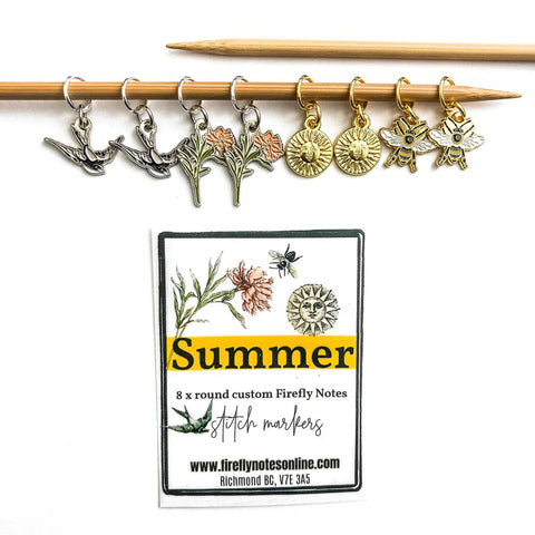 FIREFLY NOTES | Stitch Marker Pack :: Summer